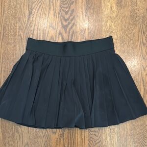 TNA Black Mini Skater Skirt Pleated Casual